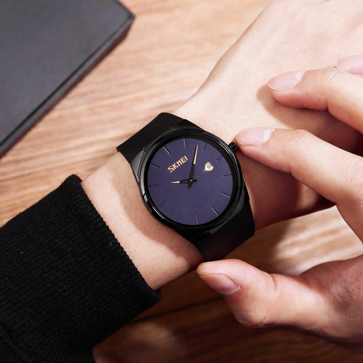 Чоловічий годинник findtime Minimalist Ultra Thin Quartz Date Display, фото №5