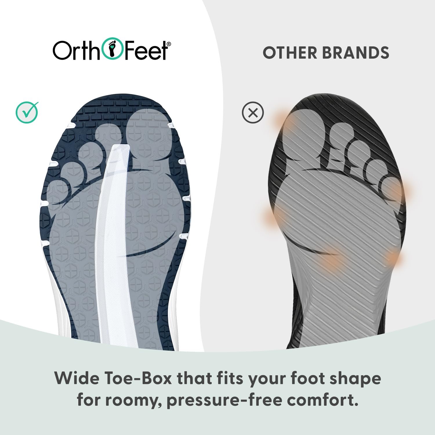 Ортопедичні сліпони Orthofeet Tilos Чоловічі, розмір, фото №6 Ортопедичні сліпони Orthofeet Tilos Чоловічі, розмір, фото №6