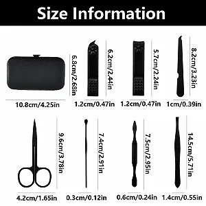 Набор для маникюра 7 предметов для мужчин (красный) synthetic.ua - Фото 1