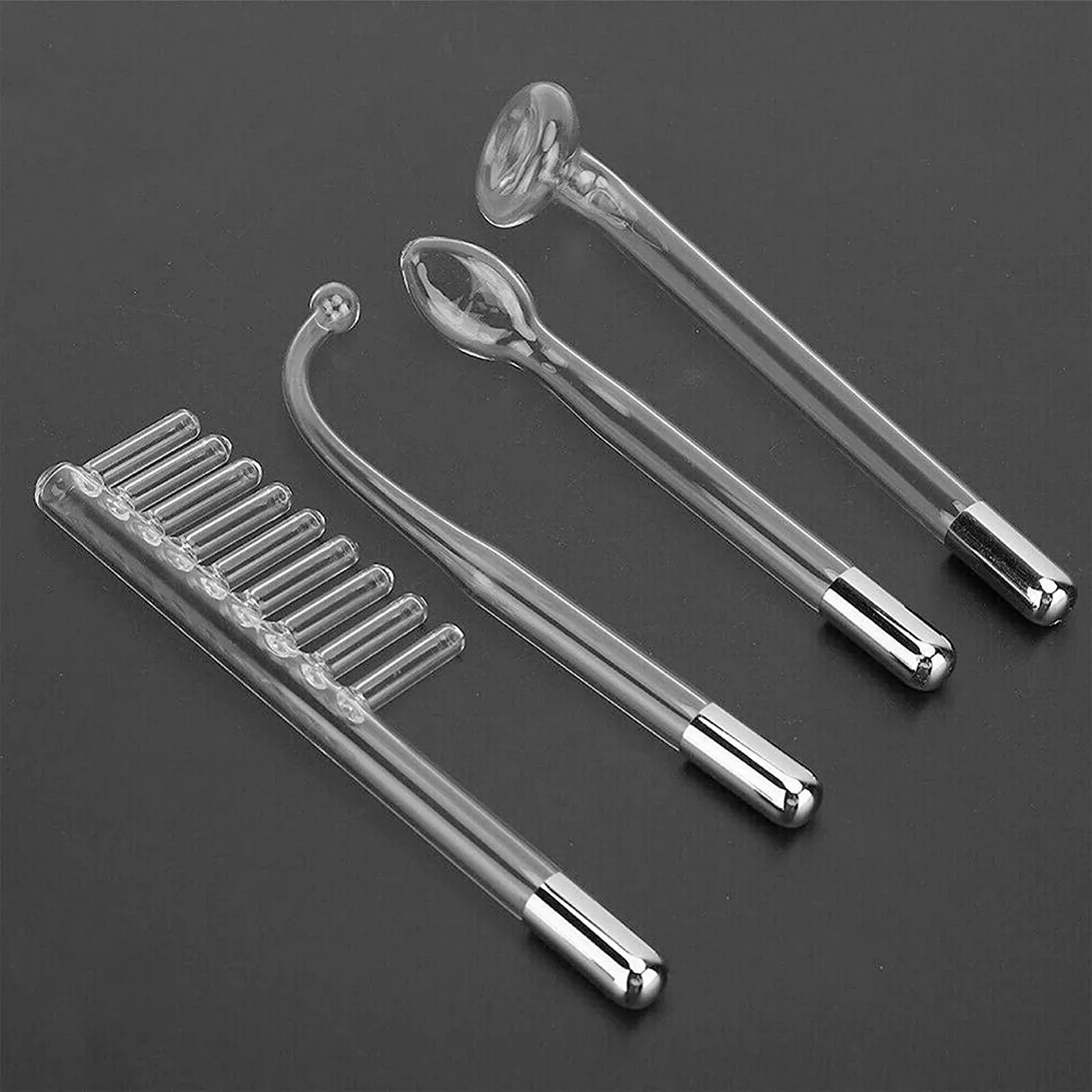 Портативний апарат дарсонваль KingSaid для обличчя та волосся з 4 електродами, фото №9