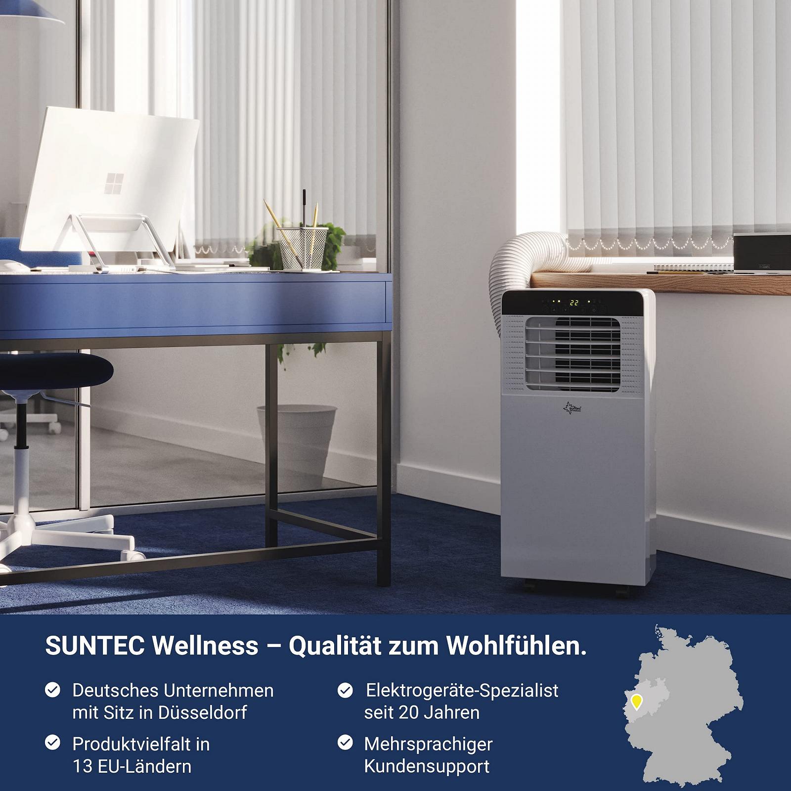 Мобільний локальний кондиціонер Suntec Motion 2.0 Eco R290 7,000 BTU/год Охолоджувач та осушувач Білий, фото №3