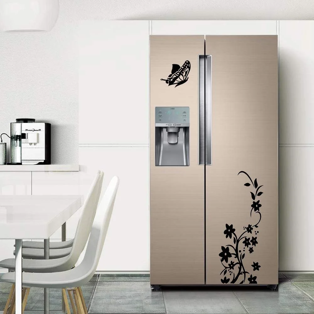 Наклейки на стіну Butterflies and Flowers Самоклеючі 2 шт, фото №3