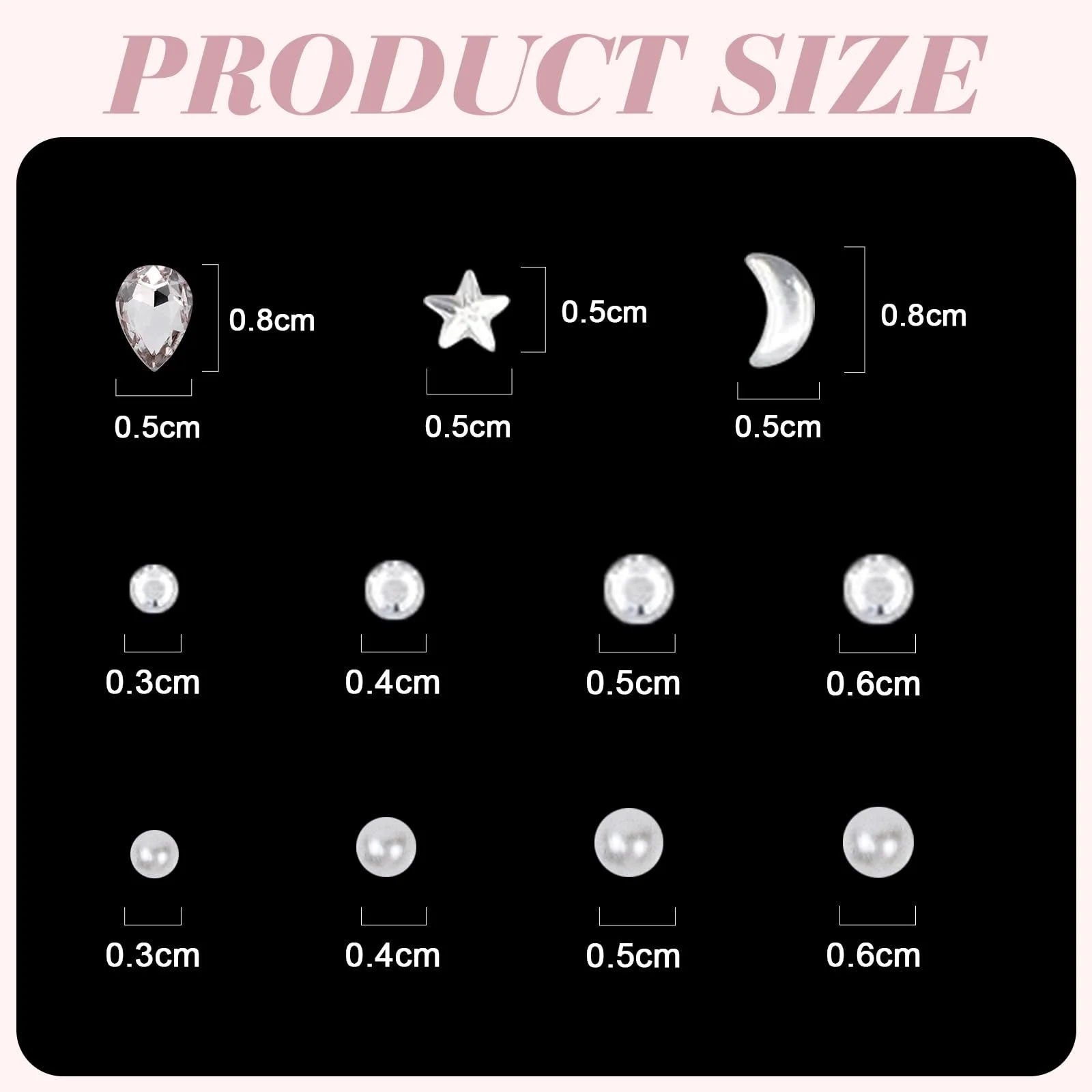 Блискітки 850 штук блискучих самоклеючих каменів, 5 листів страз, фото №2