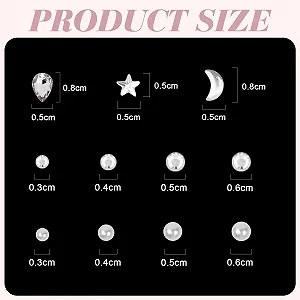 Блестки для лица, 850 штук блестящих самоклеящихся камней, 5 листов страз для лица, серебряные блестки для лица, глаз, тела, ногтей для фестиваля, карнавального макияжа synthetic.ua - Фото 1