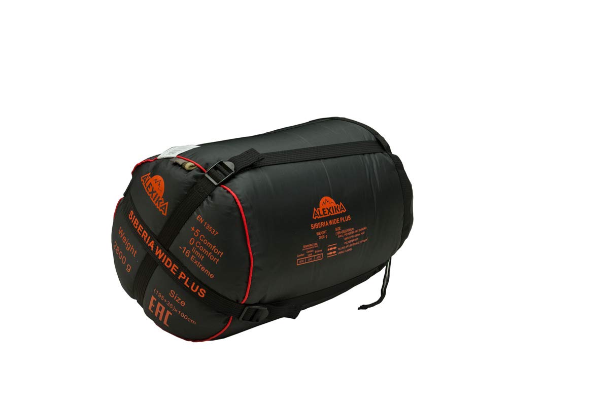 Спальный мешок Alexika Siberia Wide Plus Тёплый Просторный Прямоугольный 3-сезонный, фото №3 Спальный мешок Alexika Siberia Wide Plus Тёплый Просторный Прямоугольный 3-сезонный, фото №3
