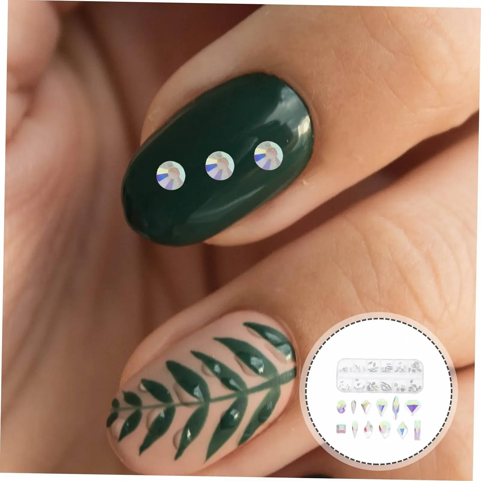 Набор для дизайна ногтей Бриллиант, набор для украшения ногтей, подвеска для ногтей, фото №7