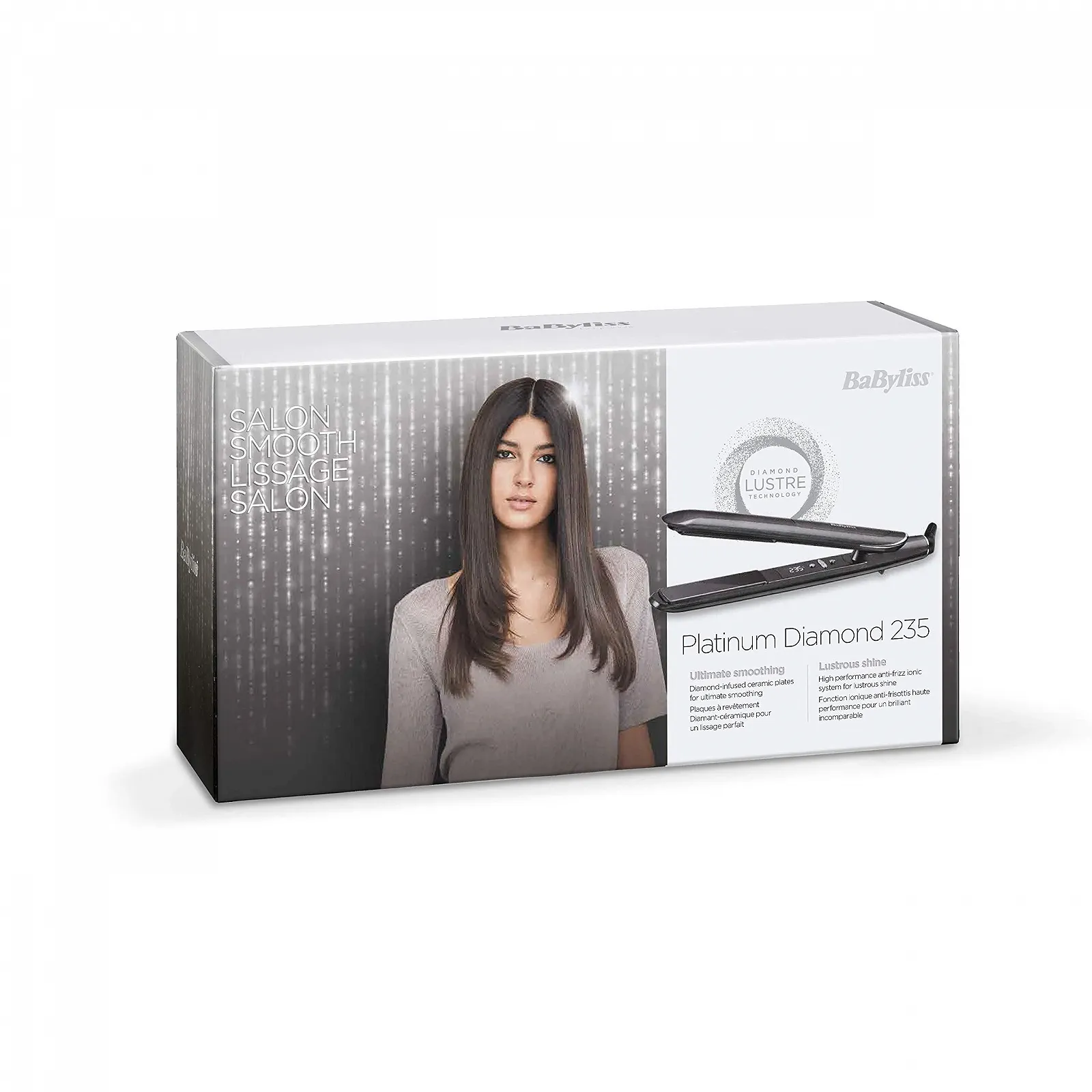 Выпрямитель для волос BaByliss Platinum Diamond 235 антрацит, фото №8