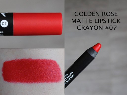 Золота роза Matte Lipstick Crayon 7, фото №3