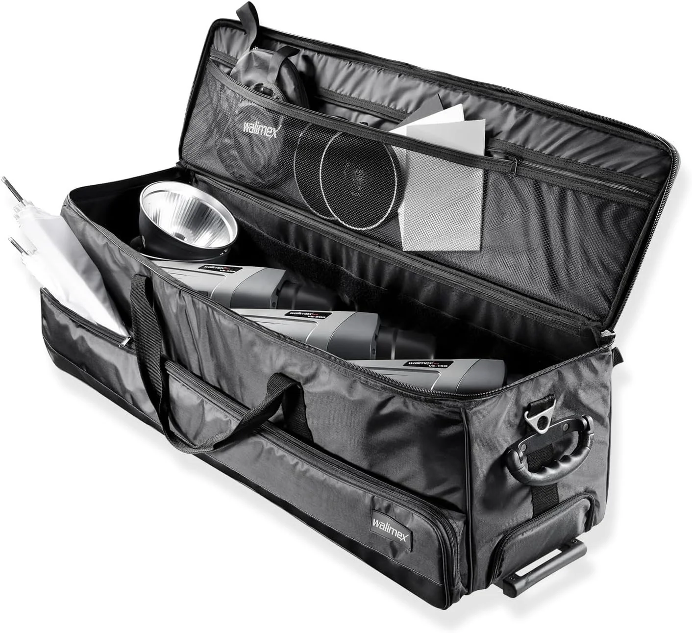 Сумка-візок для студійного обладнання WalimexPro XL / 95x26x28см / Чорний, фото №1