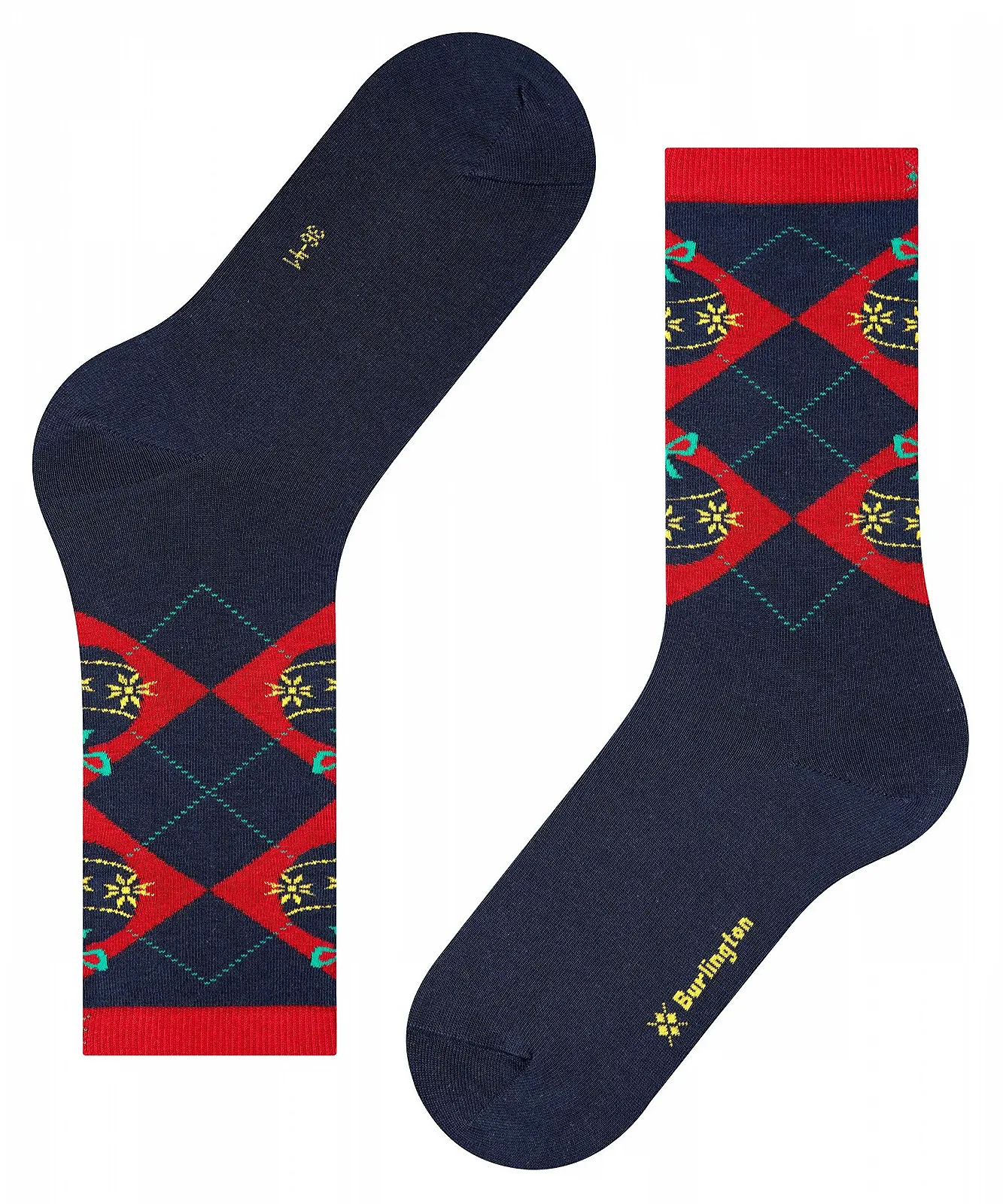 Шкарпетки Burlington Xmas Argyle W So, фото №2