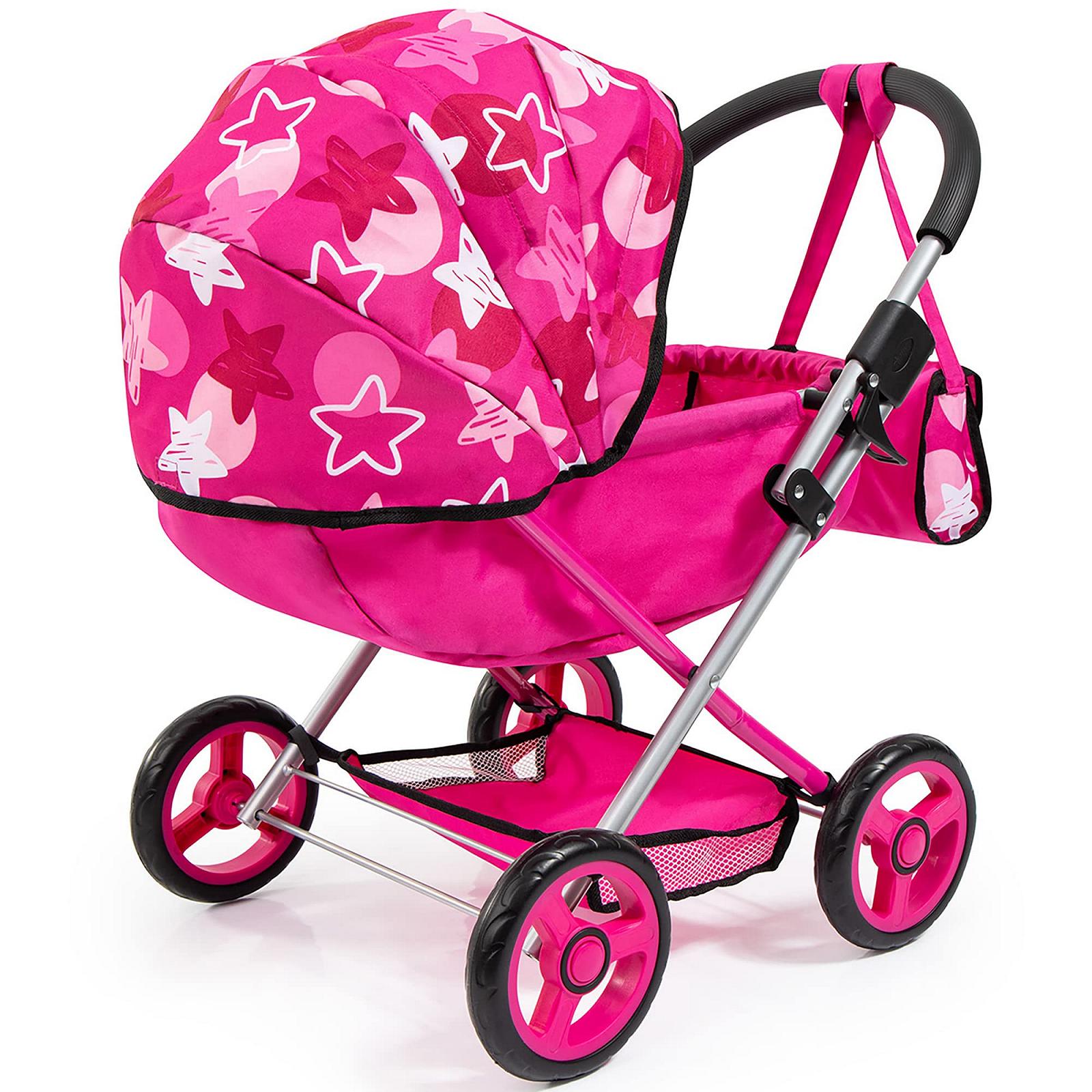 Детская коляска Bayer Design Cosy 12749AA с интегрированной корзиной, складывающаяся с одеялом, подушкой и сумкой, фото №4