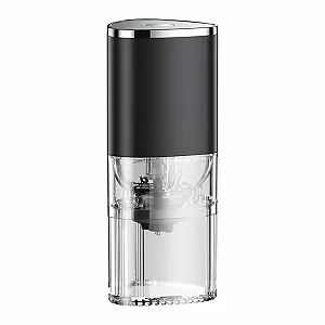 Кофемолка Zoegneer USB аккумуляторная беспроводная портативная для дома и офиса (Черная) - Фото 1