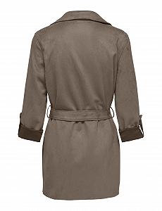 Куртка ONLY Onldiane Жіноча зі штучної замші з поясом CC OTW Коротка synthetic.ua - Фото 1