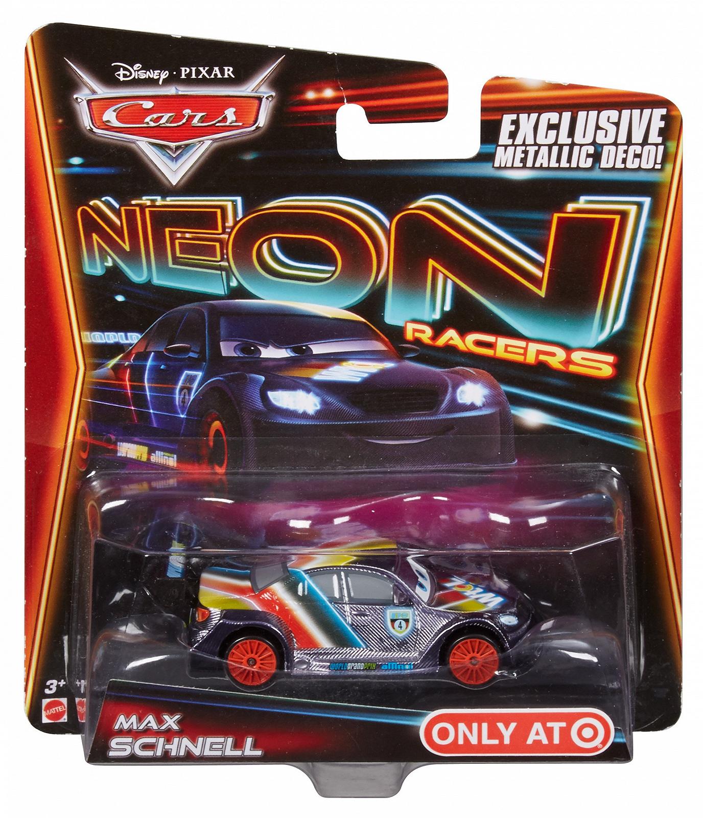 Машинка Disney Pixar Cars Neon Racers Max Schnell, фото №2