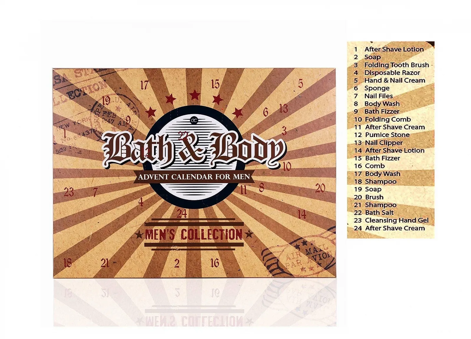 Адвент-календар для чоловіків - Догляд за тілом 2019, фото №2