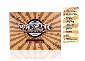 Адвент-календар для чоловіків - Догляд за тілом 2019 synthetic.ua - Фото 1