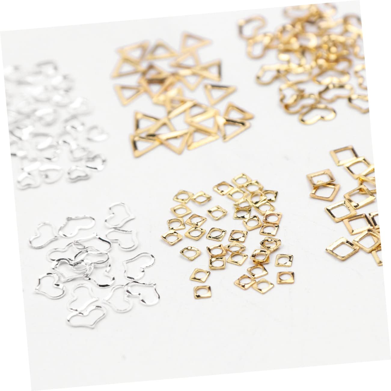 Украшения для ногтей FRCOLOR Заклепки для ногтей Золотые украшения для маникюра 3D, фото №7