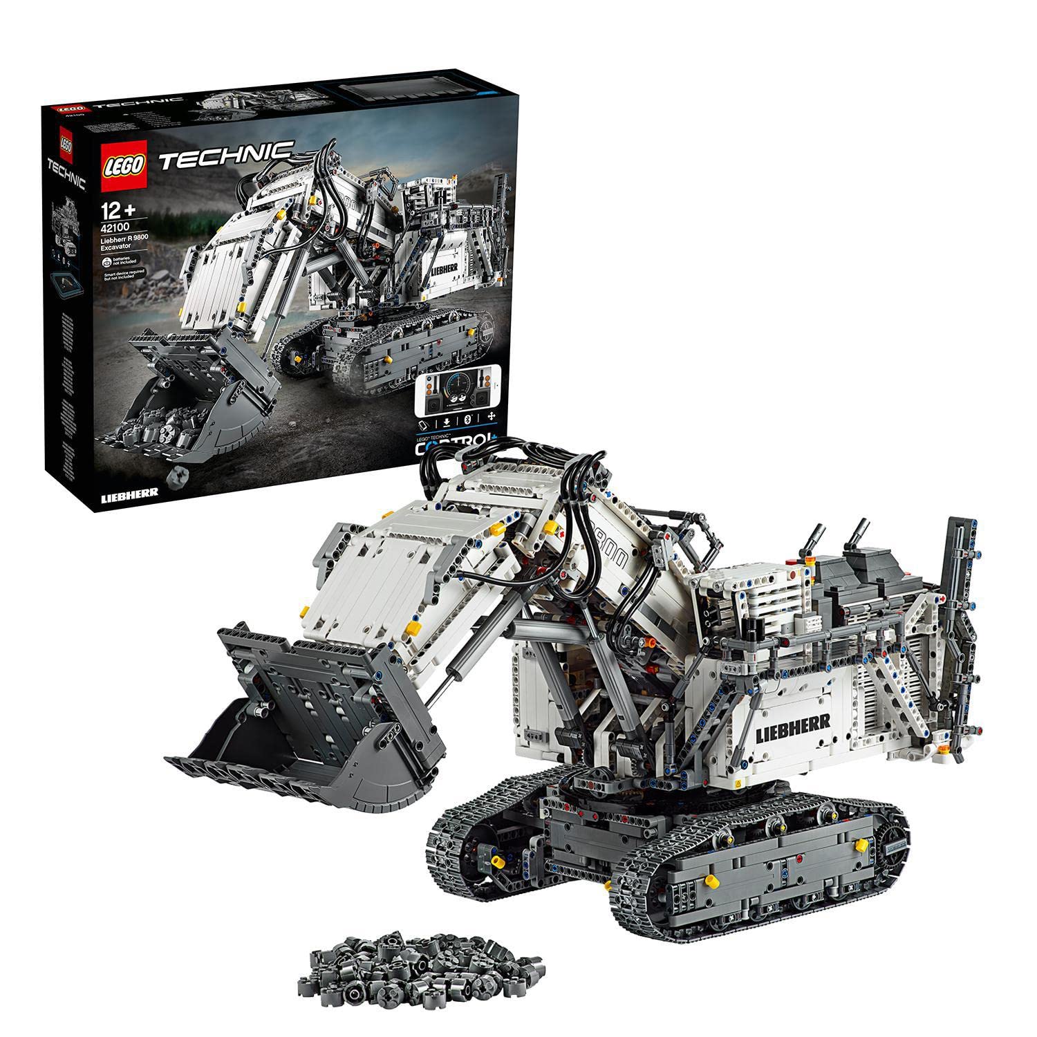Іграшка-конструктор Lego Technic 42100 Liebherr Excavator R 9800 керована через додаток, фото №1