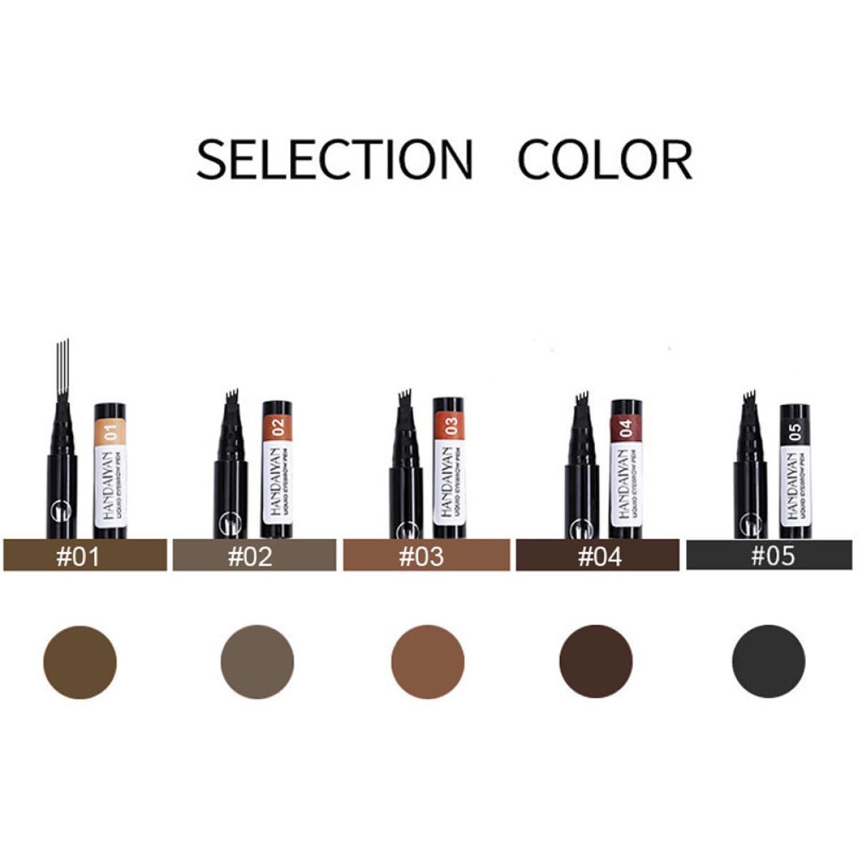 Олівець для брів Beavorty Micro Fork Tip, фото №4