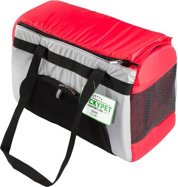 Сумка-тоннель Lucky Pet 0 Арго 42 х 19 25 см Червоний сірий 4820224219134, фото №1