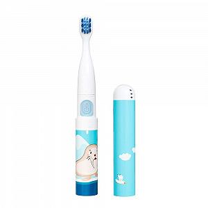 Дитяча звукова зубна щітка VITAMMY Smile Kids Синій морж synthetic.ua - Фото 1