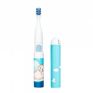 Дитяча звукова зубна щітка VITAMMY Smile Kids Синій морж synthetic.ua - Фото 1