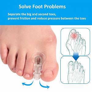 Гелевий роздільник для пальців ніг, коректор synthetic.ua - Фото 1