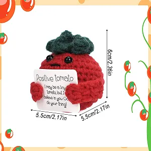 Декоративная кукла NQEUEPN Funny Positive Tomato красная synthetic.ua - Фото 1