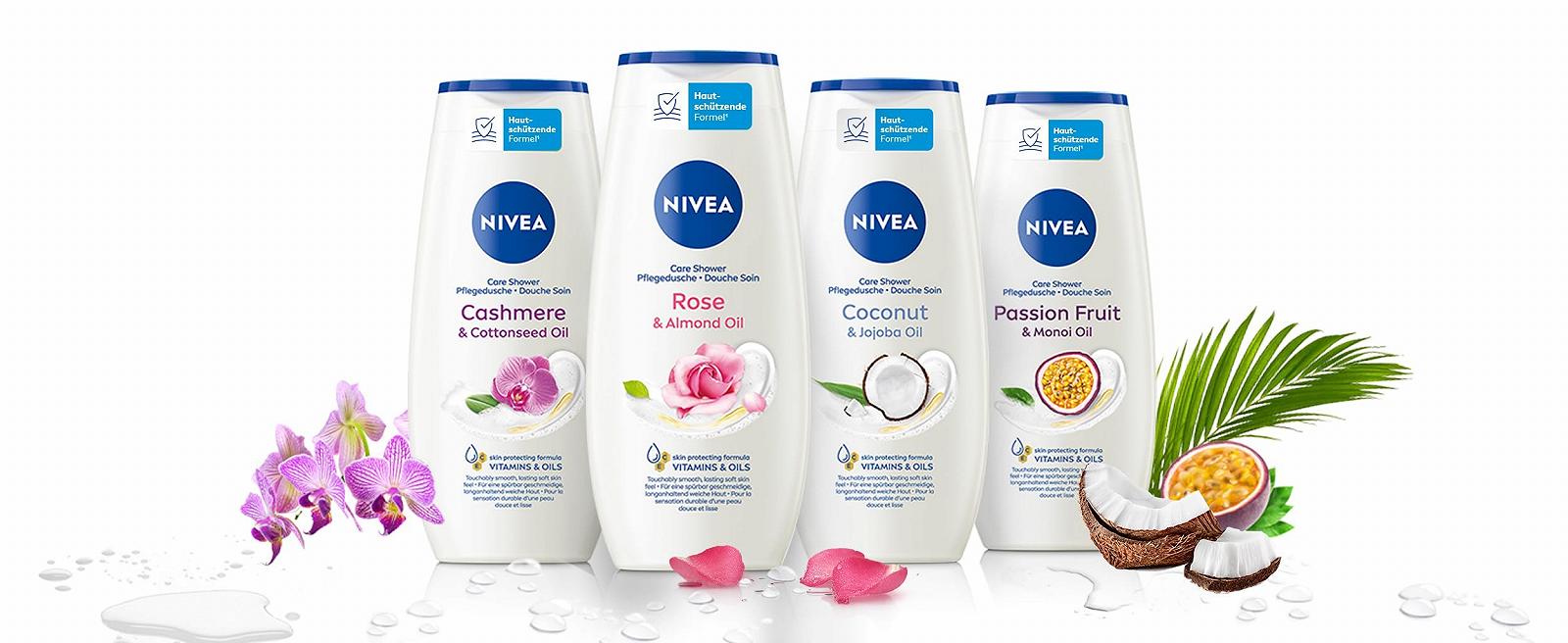 Гель для душа NIVEA Cashmere & Cottonseed Oil увлажняющий pH-нейтральный с ароматом орхидеи 250 мл, фото №9