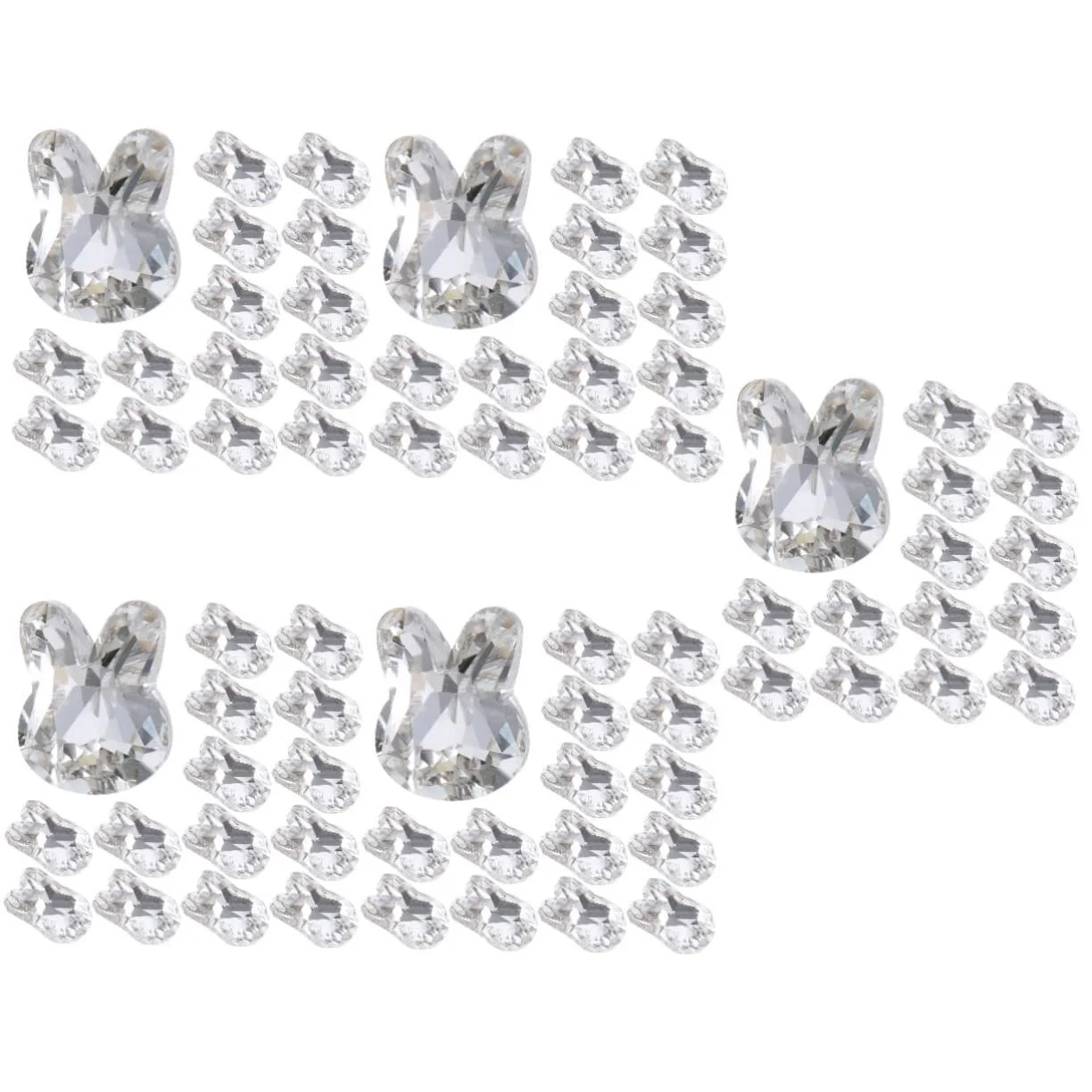 Стразы для ногтей Кролик Healvian, 100 шт, фото №1