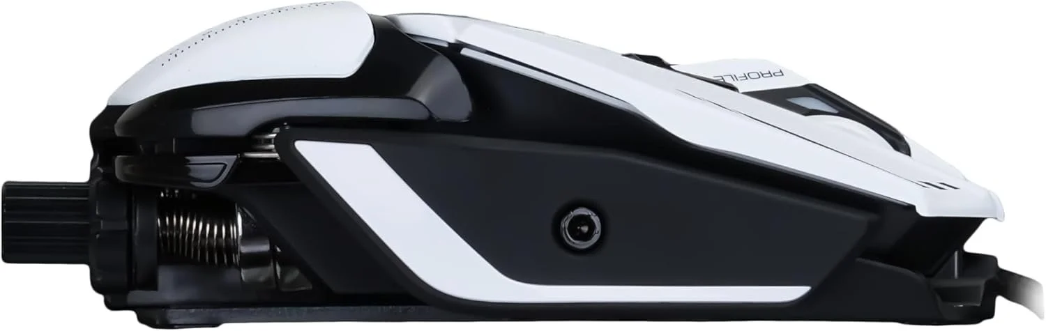 Игровая проводная мышь Mad Catz R.A.T. 8+ / USB / PixArt PMW3389 / 16000 DPI / 11 кнопок / RGB подсветка / Модульная конструкция / Система регулировки веса / Белая, фото №4