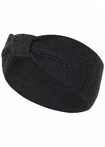 Повязка на голову вязаная ONLY Узел спереди Черный - Фото 1