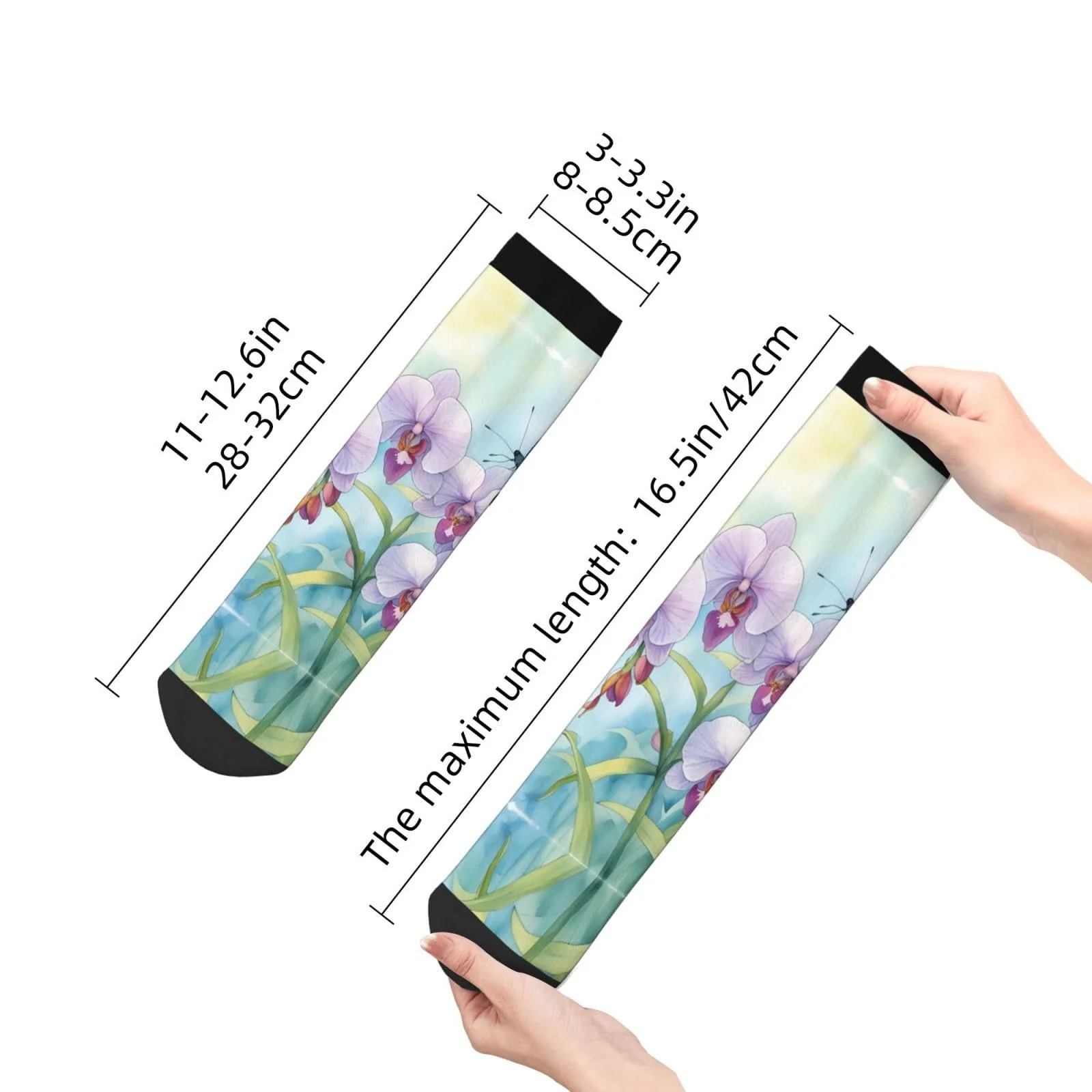 Шкарпетки Квітка Орхідея На всі сезони One Size, фото №5