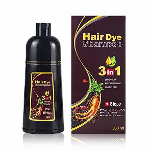 Шампунь Cotensta Hair Colour Шампунь 3 в 1 500 мл Колір темно-коричневий synthetic.ua - Фото 1