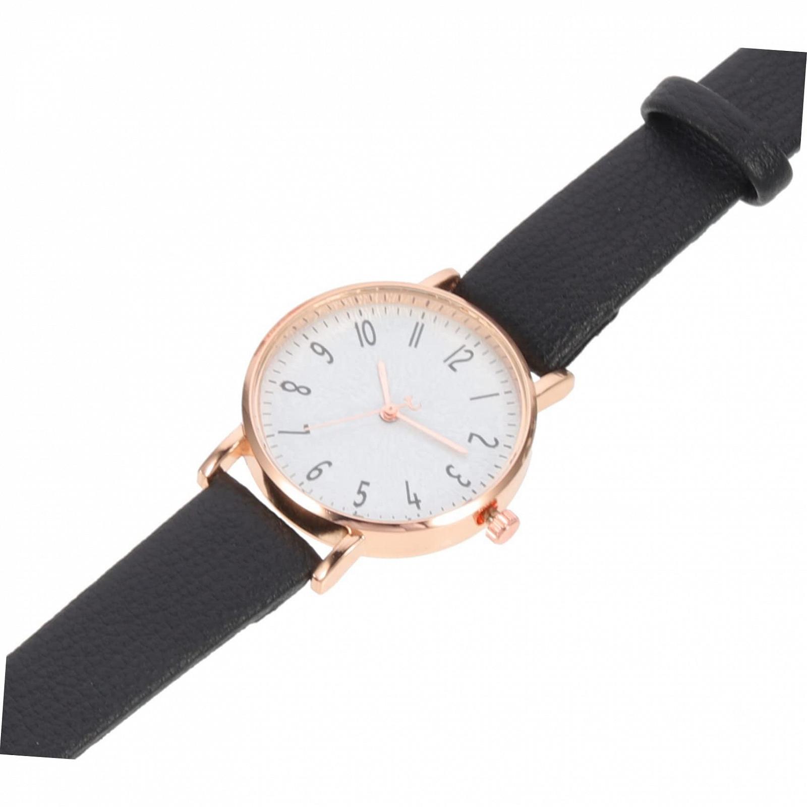 Набор: Женские часы PartyKindom с браслетом PU регулируемый для особых случаев подарок для отдыха, фото №5