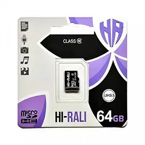 Карта памяти Hi-Rali 64GB microSDXC class 10 UHS-I (HI-64GBSDCL10-00)