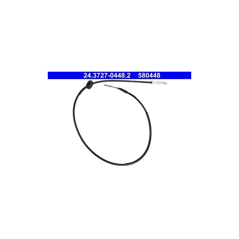 Трос стоянкового гальма ATE 24.3727-0448.2 для MERCEDES-BENZ задній правий, фото №1