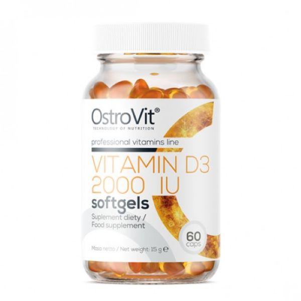 Витамин D3 Ostrovit Vitamin 2000 60 caps, фото №1