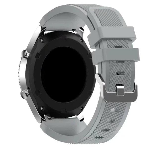 Ремешок силиконовый Primo для часов Samsung Gear S3 Classic SM-R770 Frontier RM-760 Grey, фото №2
