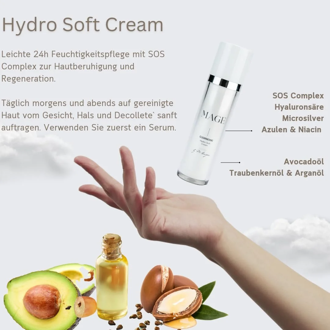 Крем для обличчя MAGE Hydro Soft Cream SOS для молодої проблемної шкіри, фото №3 Крем для обличчя MAGE Hydro Soft Cream SOS для молодої проблемної шкіри, фото №3