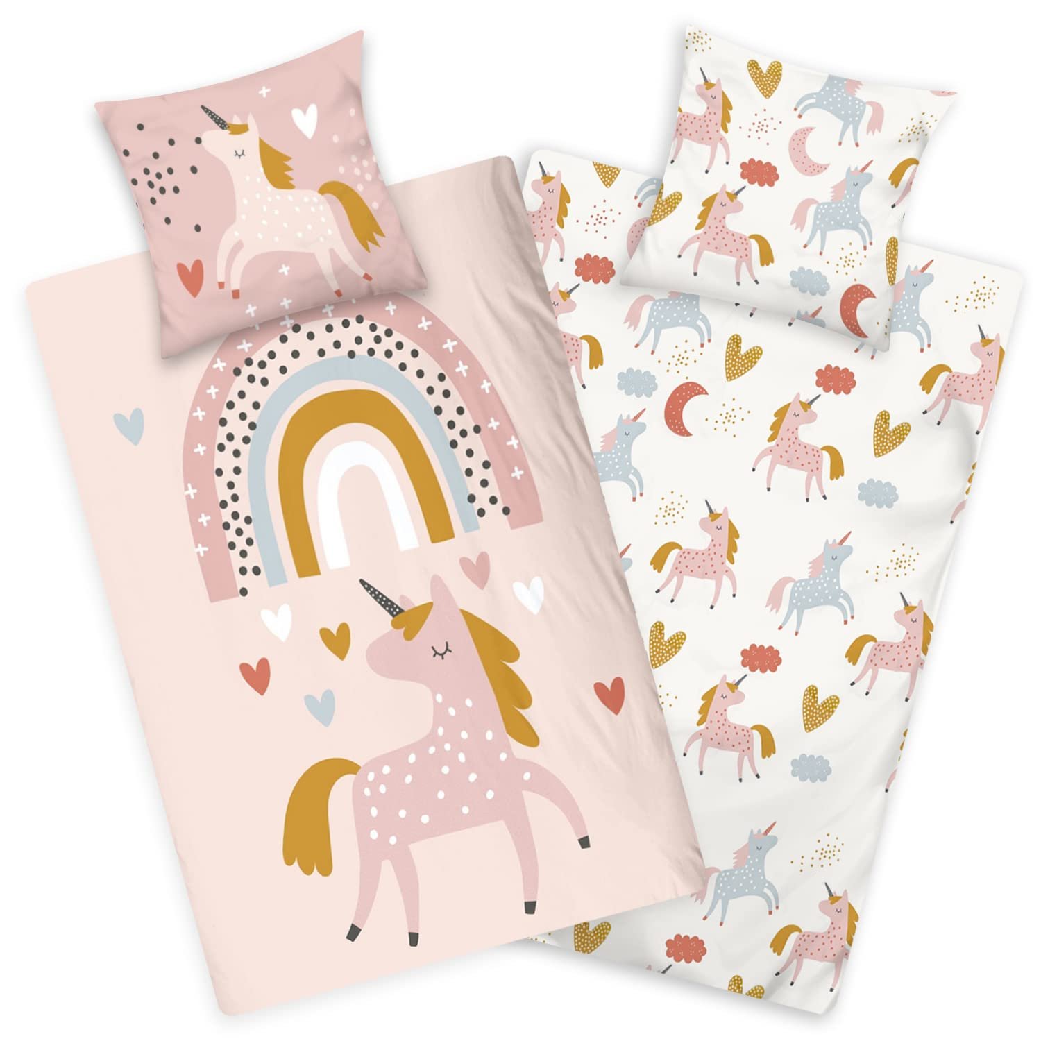 Детское хлопковое постельное белье Aminata Kids с молнией, 135 см x 200 см, серое, фото №1