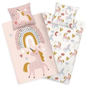 Детское хлопковое постельное белье Aminata Kids с молнией, 135 см x 200 см, серое - Фото 1