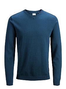 Джемпер з V-подібним вирізом JACK & JONES - Фото 1