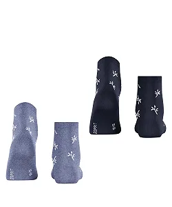 Шкарпетки ESPRIT Twig Жіночі Дихаючі Органічні Бавовняні Зміцнені 2 пари synthetic.ua - Фото 1