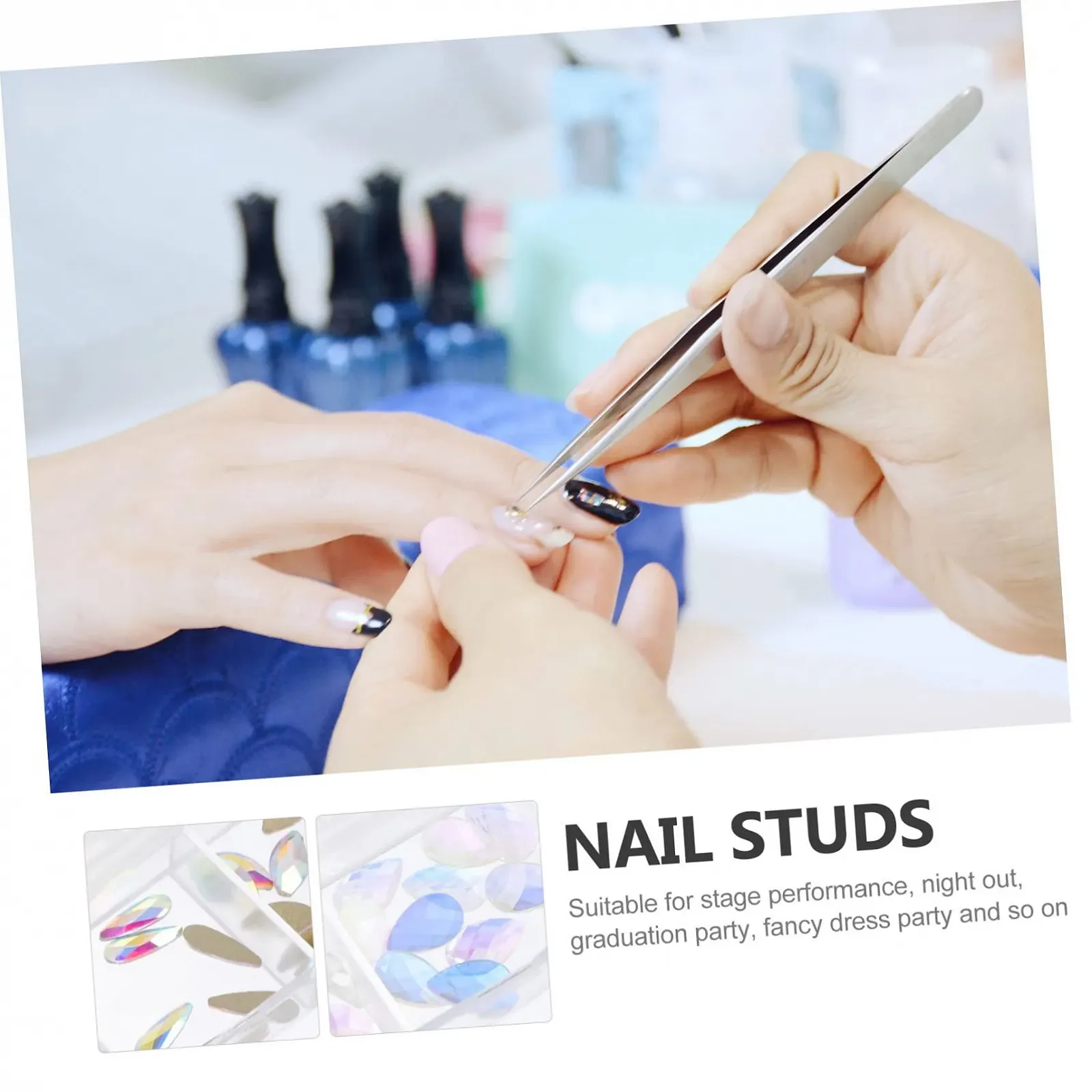 Прикраси для манікюру FRCOLOR, набір для манікюру, різнокольорові, фото №7