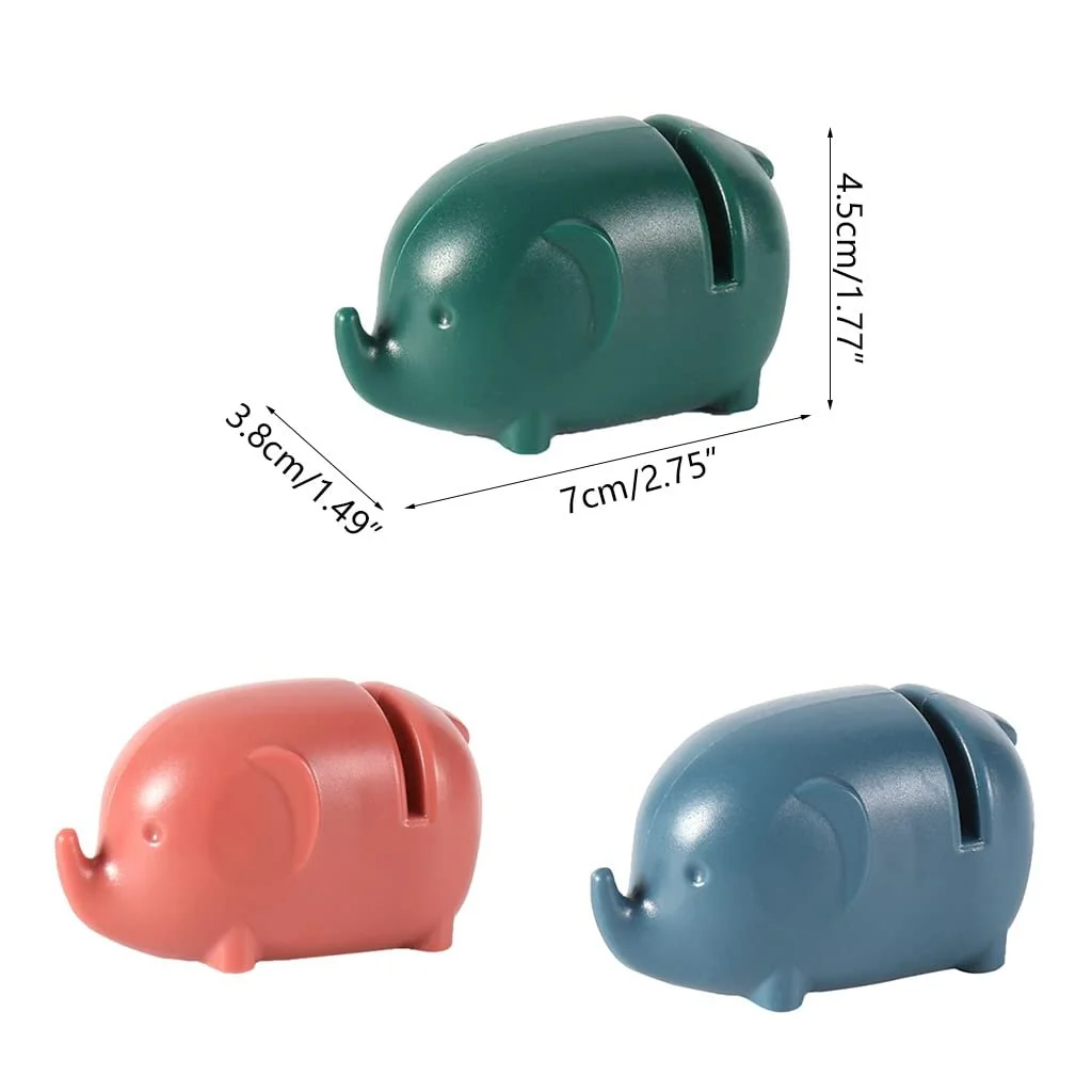 Точилка для ножей Grindstone в форме слона нескользящая ABS, фото №2