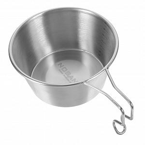 Миска для пикника MOBUTOFU, миски для приготовления пищи, кружки с ручками, миски из нержавеющей стали, посуда для кемпинга, миски с ручками - Фото 1