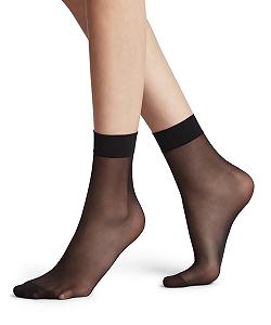 Чулки FALKE Silky Smooth 15 Den Прозрачные Блестящие Износостойкие Комфортный пояс без давления Укрепленный носок Тонкая мягкая ткань 1 пара - Фото 1