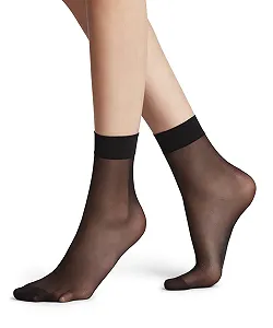 Панчохи FALKE Silky Smooth 15 Den Прозорі Блискучі Зносостійкі Комфортний пояс без тиску - Фото 1