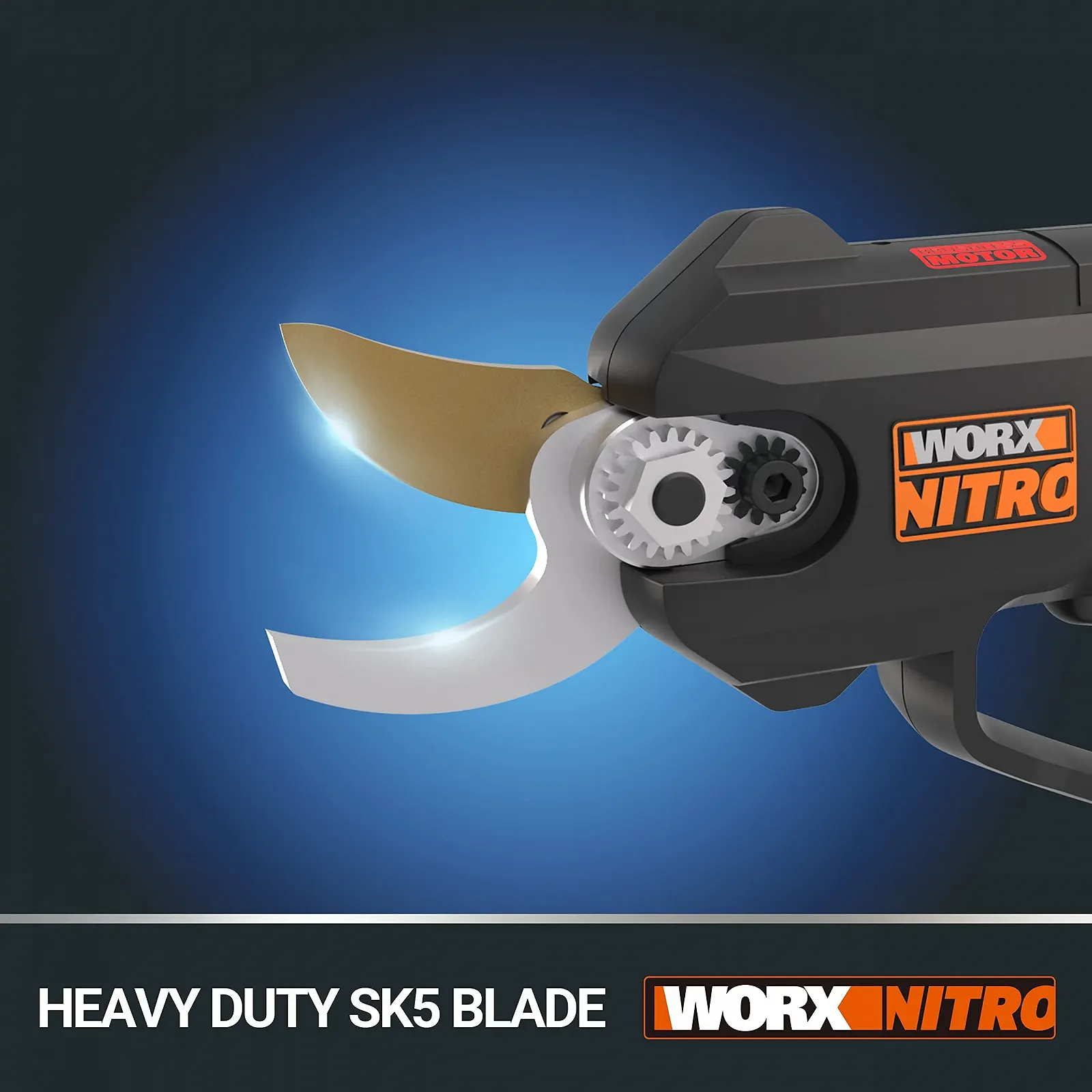 Акумуляторний електричний секатор WORX Nitro WG330E.1 18 V (20 V Max) Brushless 25 мм, фото №4